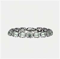 Pulsera Maria e Luisa Jewels Mujer in Plata Prasiolite BA0126/V1/PRASIOLITE